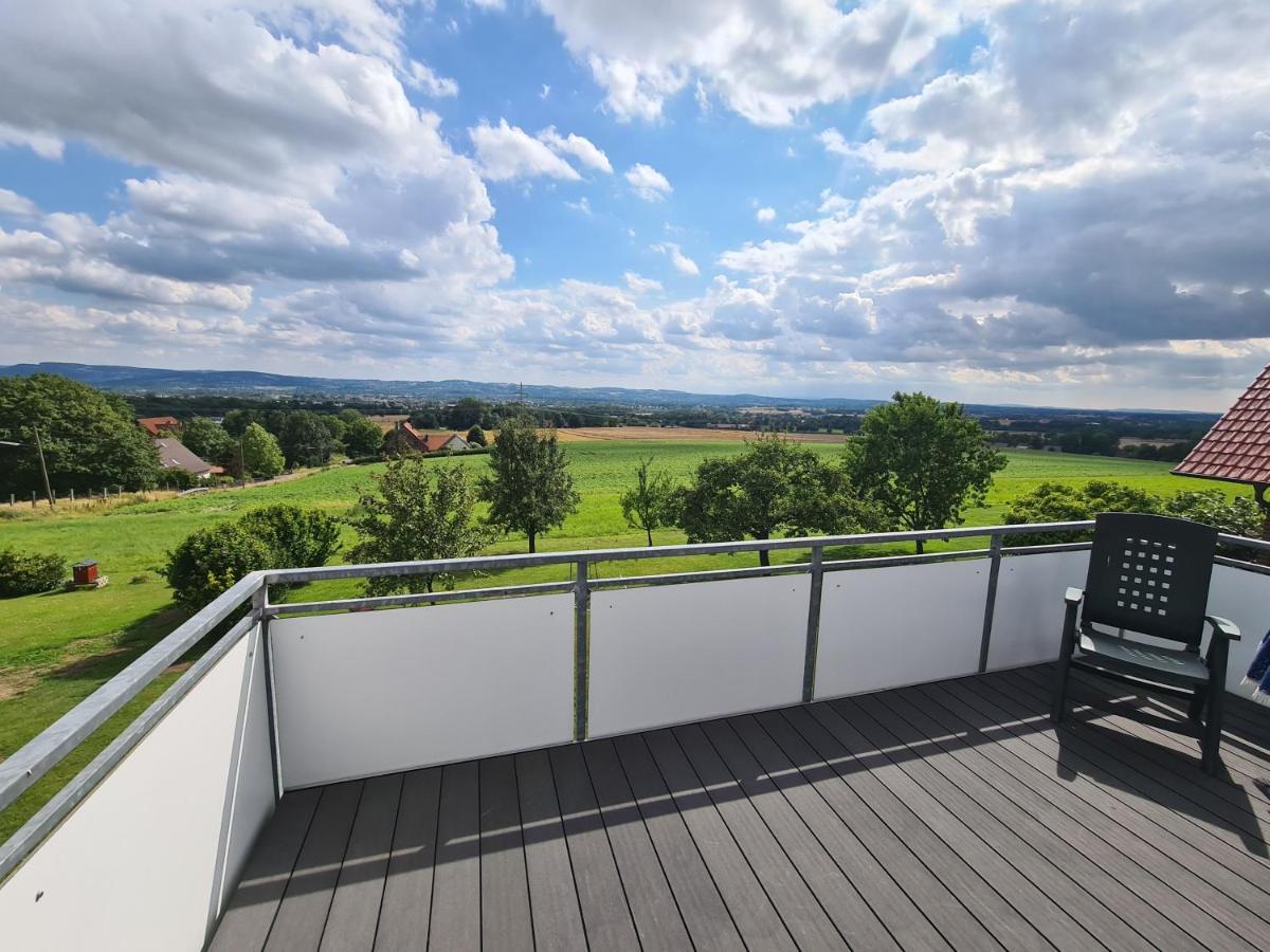Moderne Ferienwohnung Mit Aussicht Bad Oeynhausen Esterno foto